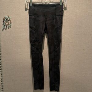 Lululemon Fast and Free Camo Leggings